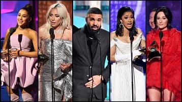 eminem on the left wearing a white jacket and black shirt, in middle is katty perry wearing a sexy red body suit, on the right side is young michael jackson wearing a white t shirt on stage with curly hair, popular singers on facebook