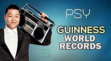 Gangnam Style singer PSY broke 10 World Records