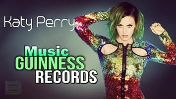 Katy Perry smashed over 15 World Records through her career