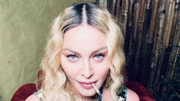 Madonna posted a plate of marijuana from her 62nd birthday,